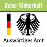 Aktuelle Reise- und Sicherheitshinweise des Auswärtigen Amts.