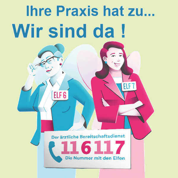 Die 116117 umfasst keine zahnärztlichen Notdienste.