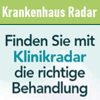 Mit dem Klinikradar die richtige Behandlung finden.