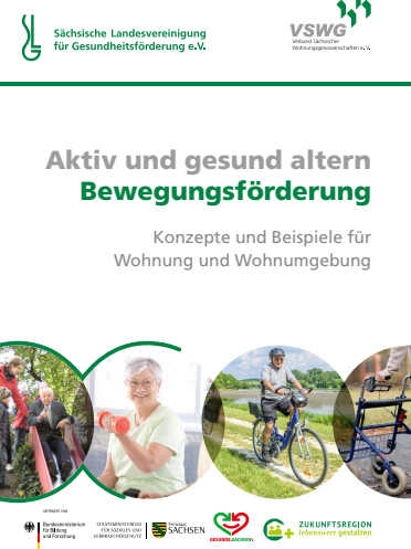 Aktiv und gesund altern: Beispiele zur Bewegungsförderung zu Hause.