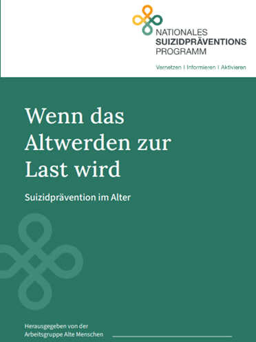 Wenn das Altwerden zur Last wird: Die Suizidprävention im Alter.