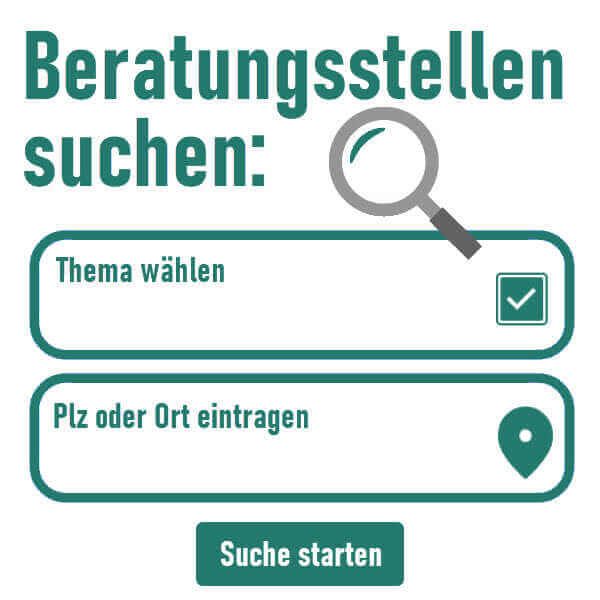 Die Suche nach regionalen Beratungsangeboten für Senioren.