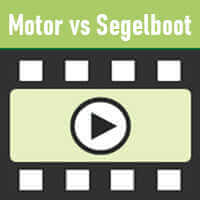 YouTube-Video: Motorboot vs  Segelboot